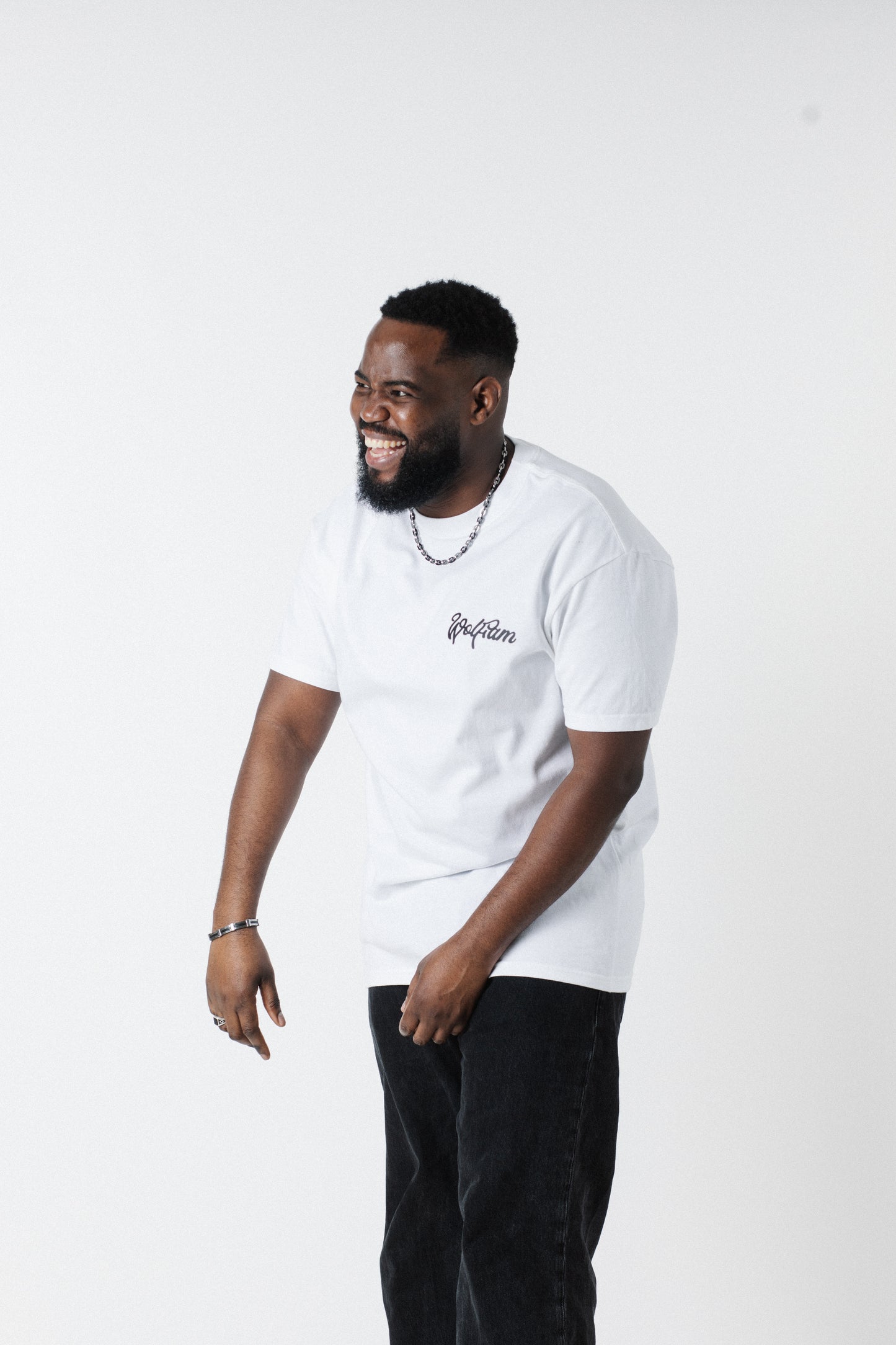 TEE SHIRT BLANC WOLFAM "3WOLF"