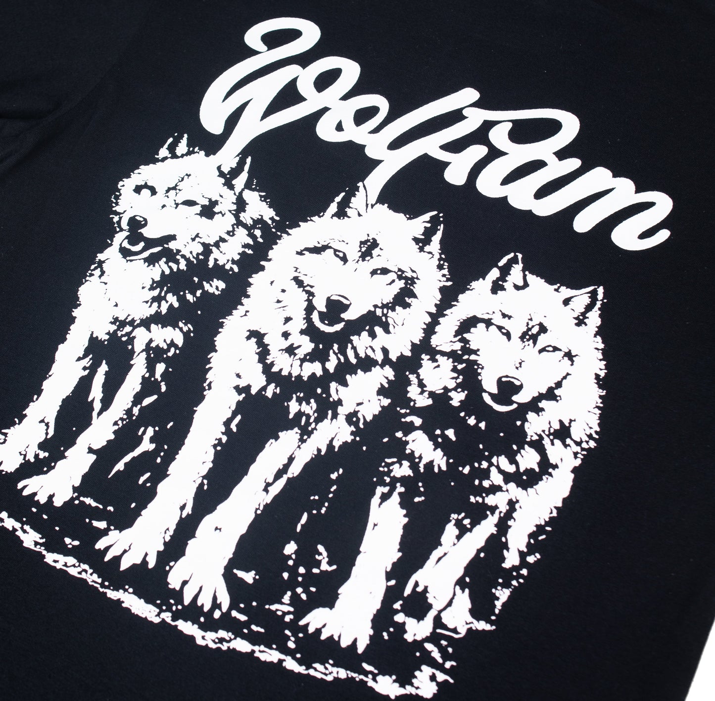 TEE SHIRT WOLFAM NOIR "3WOLF"